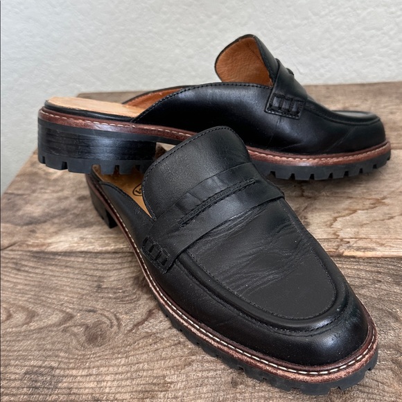 Black Leather Loafers - Picture 6 of 8